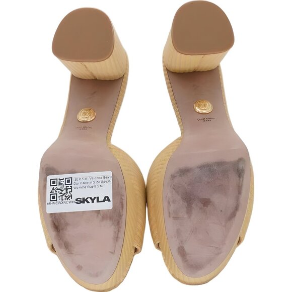 Veronica Beard Dali Platform Slide Sandal Women 8.5 M Excellent Condition - Picture 6 of 6